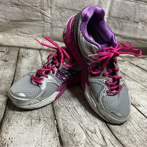 New Balance Women's Athletic Running Shoes - Gray Pink Purple